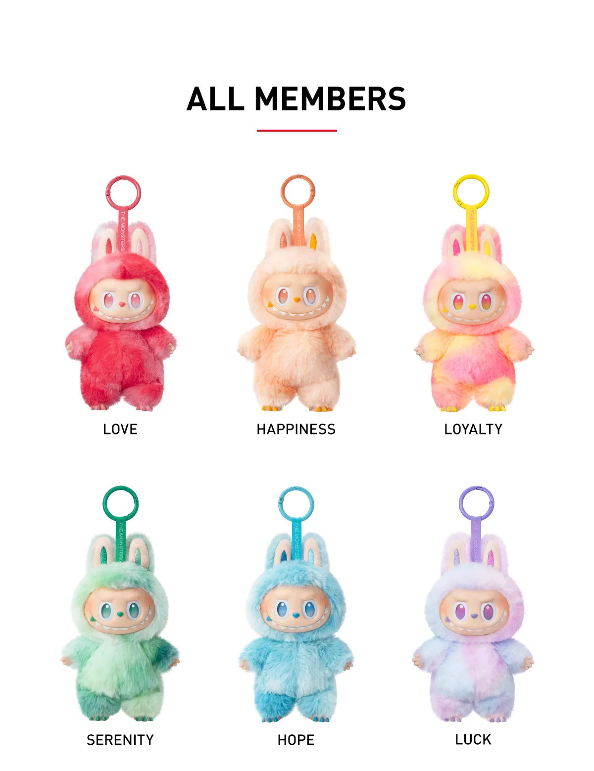 The Monsters Big into Energy Series- Vinyl Plush Pendant Blind Box