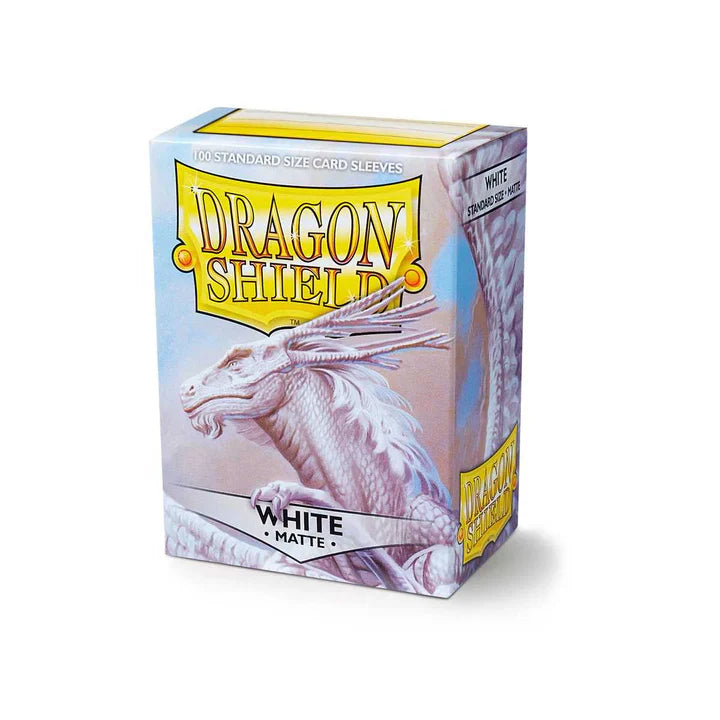 Dragon Shield - Matte Standard Size Sleeves 100pk - White