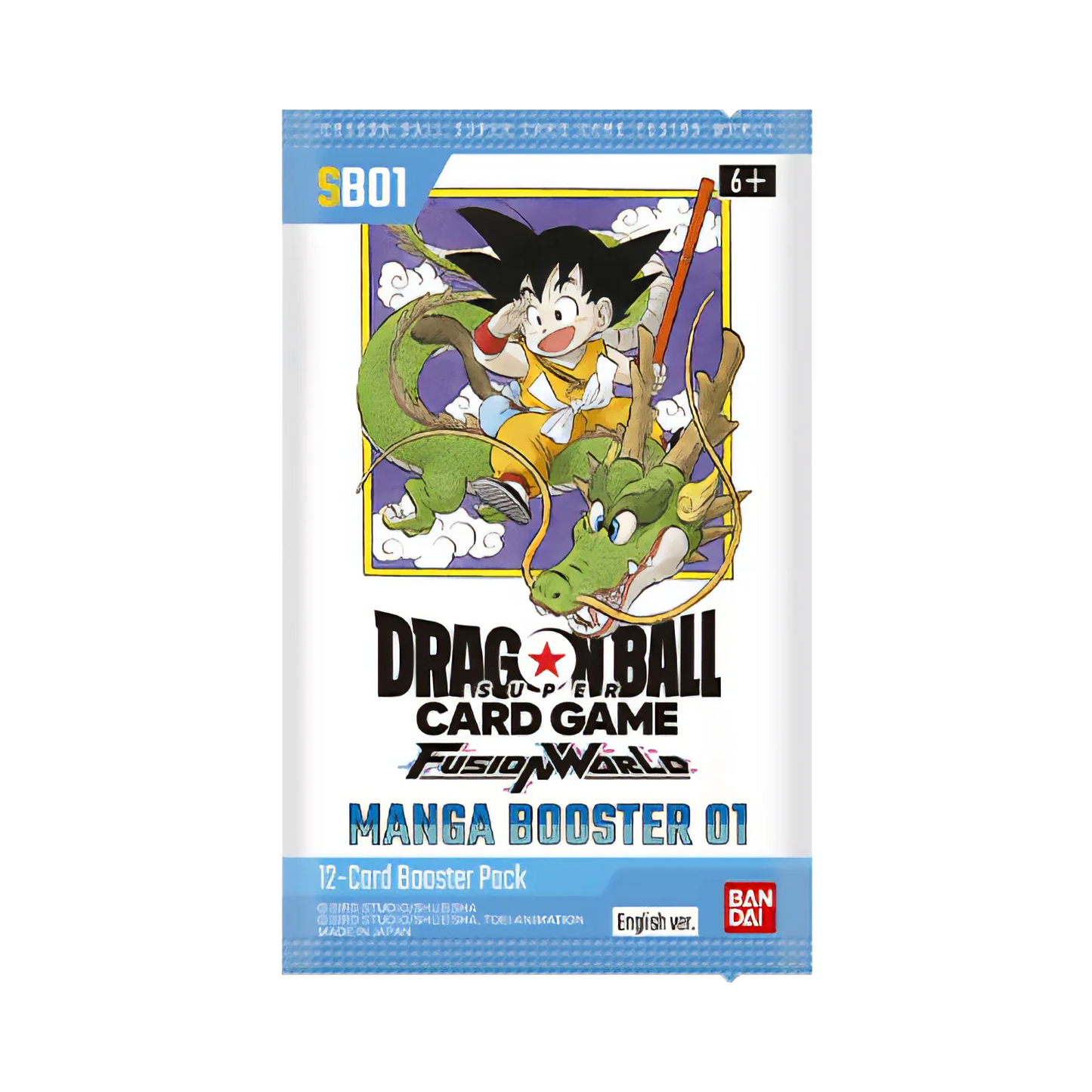 Dragon Ball Super CG Fusion World - Manga Booster (SB01) - Booster Pack