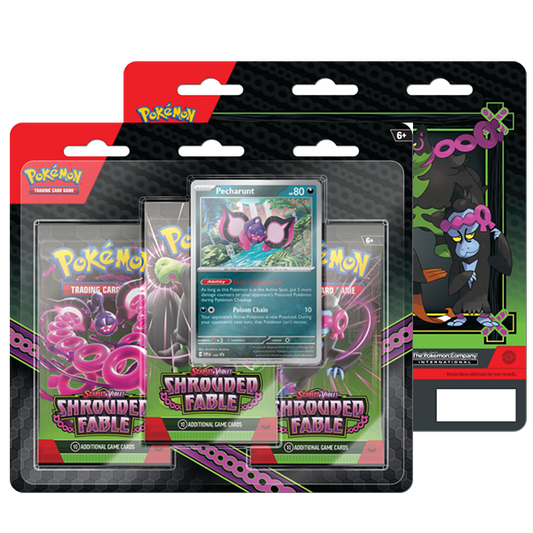 Pokémon TCG: Scarlet & Violet Shrouded - Fable 3-Pack Blister